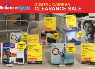 Reliance Digital Clearance Sale – Digital Cameras ( Limited Stock )