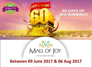 Mall of Joy – Shop & Win up to 60 Kg of Gold Offers & deals at Kottayam