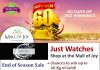 Just Watches at Mall of Joy – End of Season Sale Offers at Kottayam