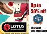 Lotus Shoes & Bags – Limited Time Offer of 50% Off Offers at Kottayam