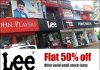 Lee Kottayam – Flat 50% off on select items Offers at Kottayam
