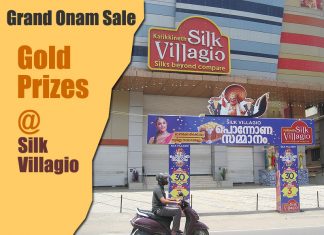 Grand Onam Sale & Gold Prizes @ Silk Villagio Silk Villagio